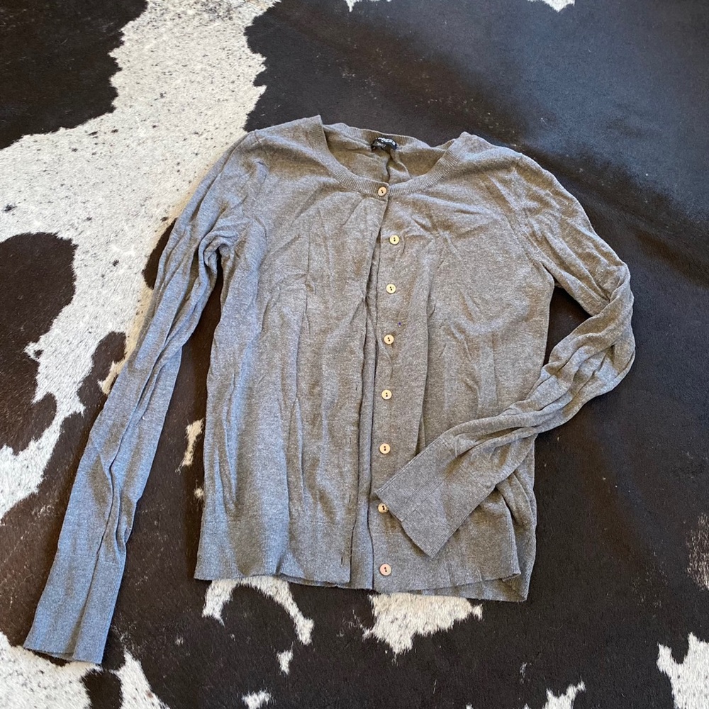 Express Grey Cardigan